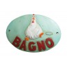 Targhetta Evelina Bagno
