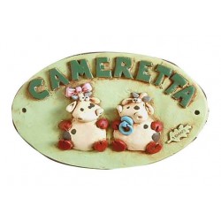 Targhetta Alice Cameretta