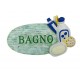 Targhetta Bagno