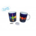 Tazza Chakra corpo umano con cristallo