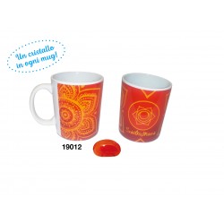 Tazza del 2 Chakra con cristallo