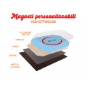 Magnete Rigido Rettangolare 6x9.5 cm Personalizzato