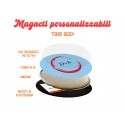 Magnete Rigido Tondo 6,5 cm Personalizzato (min. 30 pezzi)